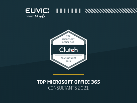 Euvic recognized by Clutch as one of the top Microsoft Office 365 consultants
